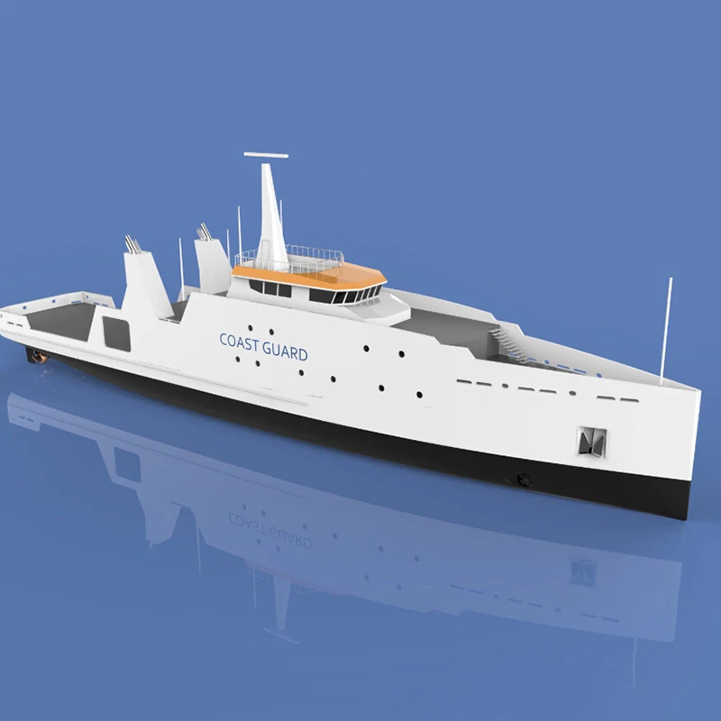 

1/75MAI 1105 Патрульный корабль 101 см Лодка с дистанционным управлением Деревянная структура Радиоуправляемая лодка Модель Комплект игрушки для взрослых