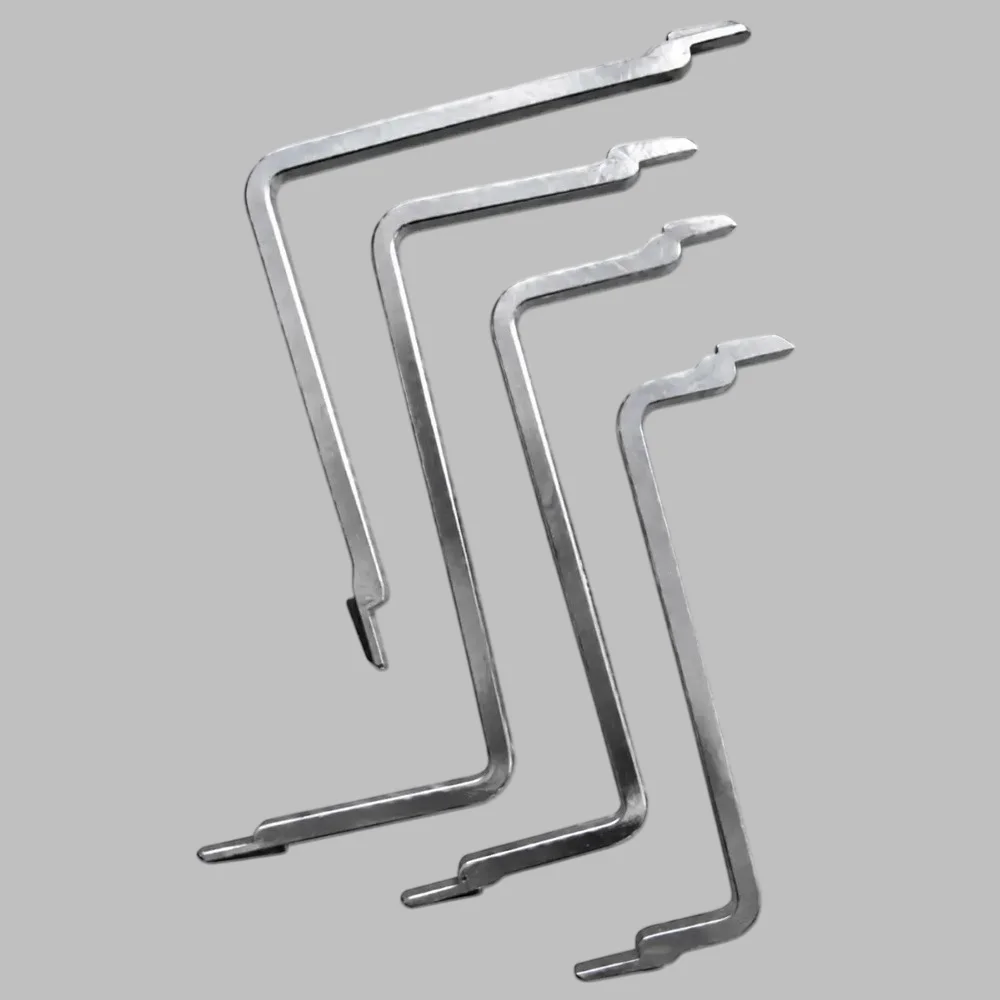 4Pcs Z‑Shape Car Lock Tension Wrench Set, Automotive Lock P-ick Auxiliary Tool Locksmith Repair Hand Tools