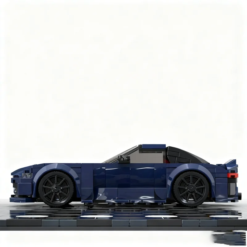 295 Uds. MOC Toyota GR GT ciudad campeones modelo arquitectura de bloques de construcción regalo de Navidad creativo juguete Idea educación ladrillo niños