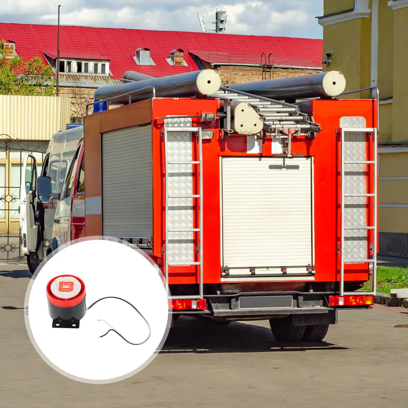 Car Alarm Buzzer High Sound Pressure Low Power Backup Reverse Beeper for Automotive Electronic DIY Projects Car Backup