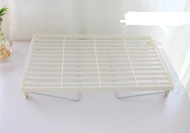 رف تخزين المطبخ الجديد منظم رف النكهة البلاستيكي القابل للطي للمطبخ والحمام أداة عملية OK 0089