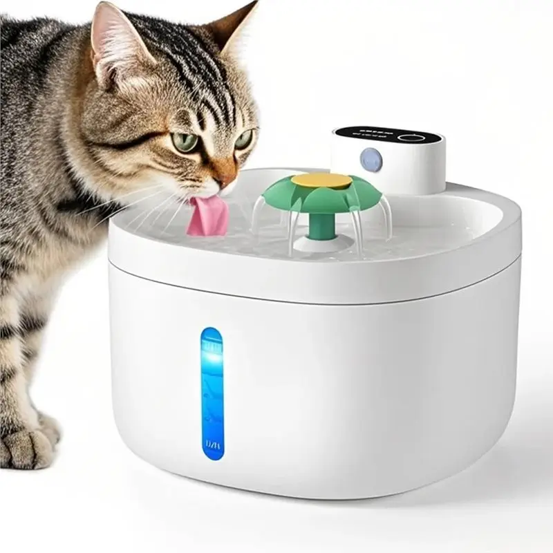 AT43-Pet Water Dispenser Rechargeable Cat Water Fountain,91OZ/2.6L Drinking Fountains For Cats And Dogs view 6