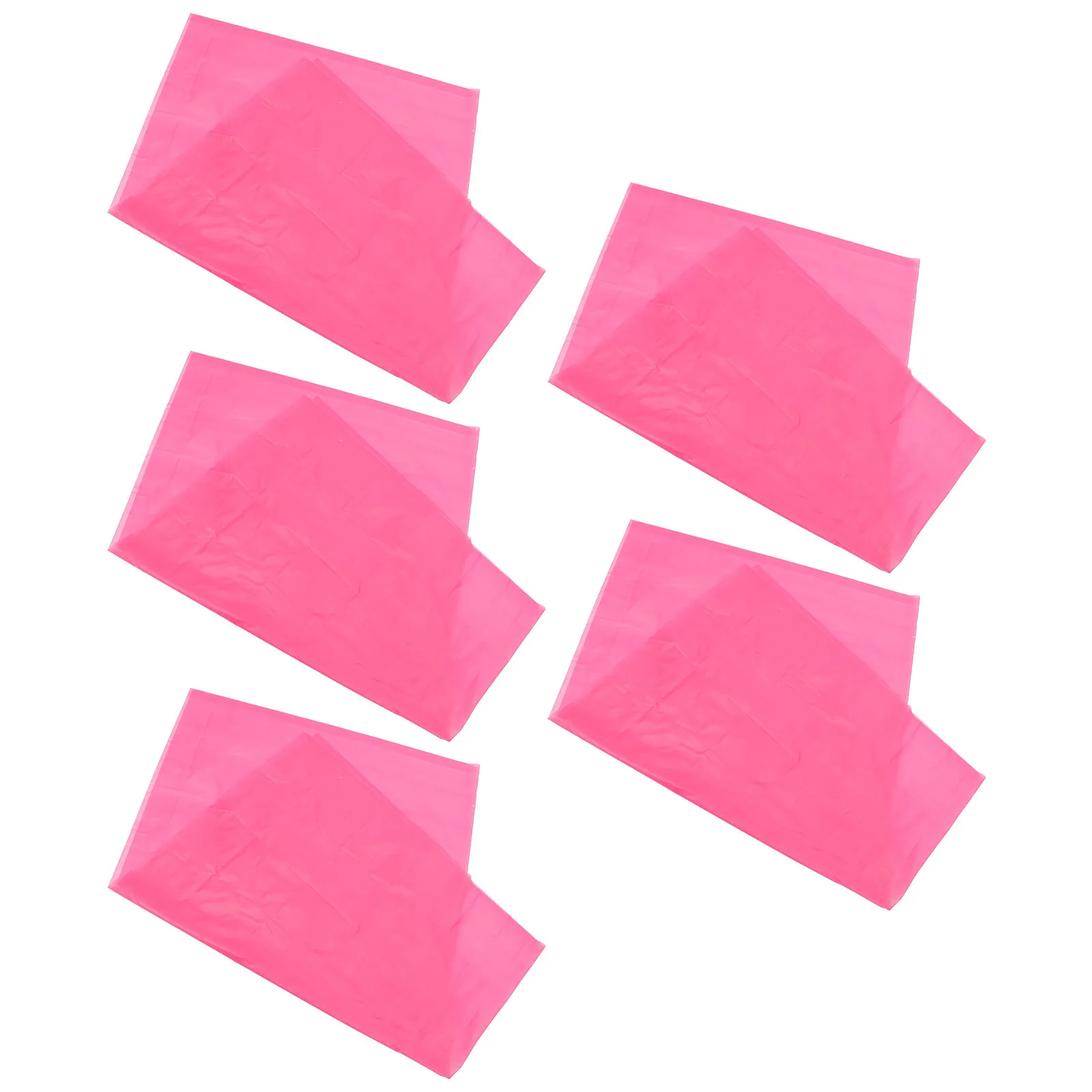 

5Pcs Plastic Tablecloths Rectangular Birthday Party Table Cover Disposable Easy Clean Multifunctional DIY Class Crafts