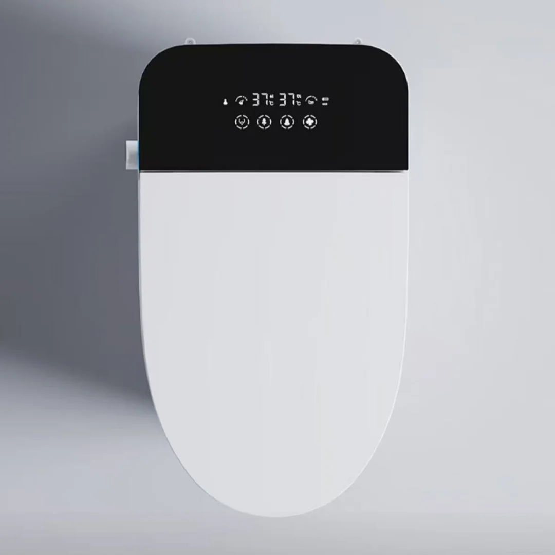 Aan de muur gemonteerd volautomatisch luxe slim toilet Op afstand bestuurbare directe verwarming Geen waterdrukbeperking S-Trap-versie