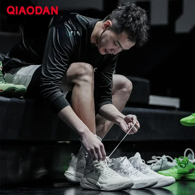 QIAODAN FANGS REV Basketball Shoes Men 2023 New Anti-Slippery High Quality Professional Breathable Anti-slip Sneakers AM33230188