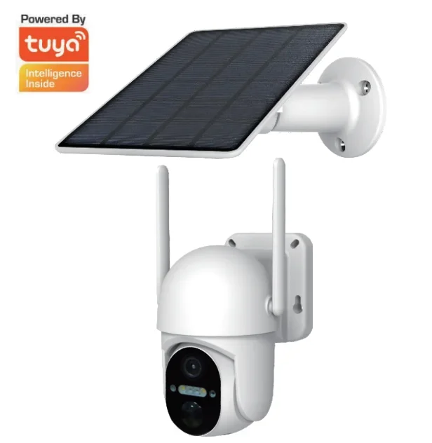 Solar Panel Powered Outdoor 3MP Surveillance Camera WiFi 4G PTZ IP CCTV Home Security Camera System Wireless