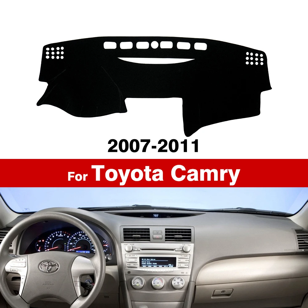 For Toyota Camry  2007 2008 2009 2010 2011 Board Cover Pad Carpet Dash Mat Sun Shade Anti-UV Car Accessories Car Dashboard Cover