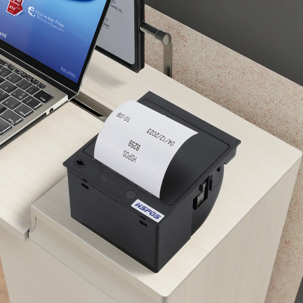 

QR73 Thermal Receipt / Label Printer 80MM USB RS232 12V-24V Power Designed for Kiosk