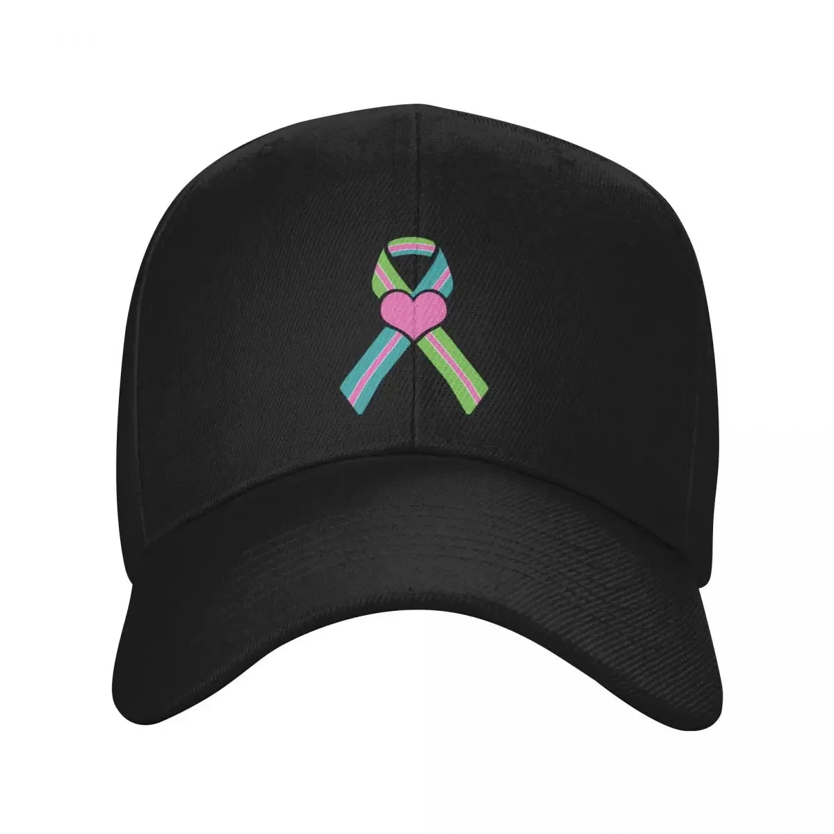 Metastatic Breast Cancer Ribbon Big Heart Baseball Cap derby hat foam party Hat fashionable Beach Bag Designer Man Women's