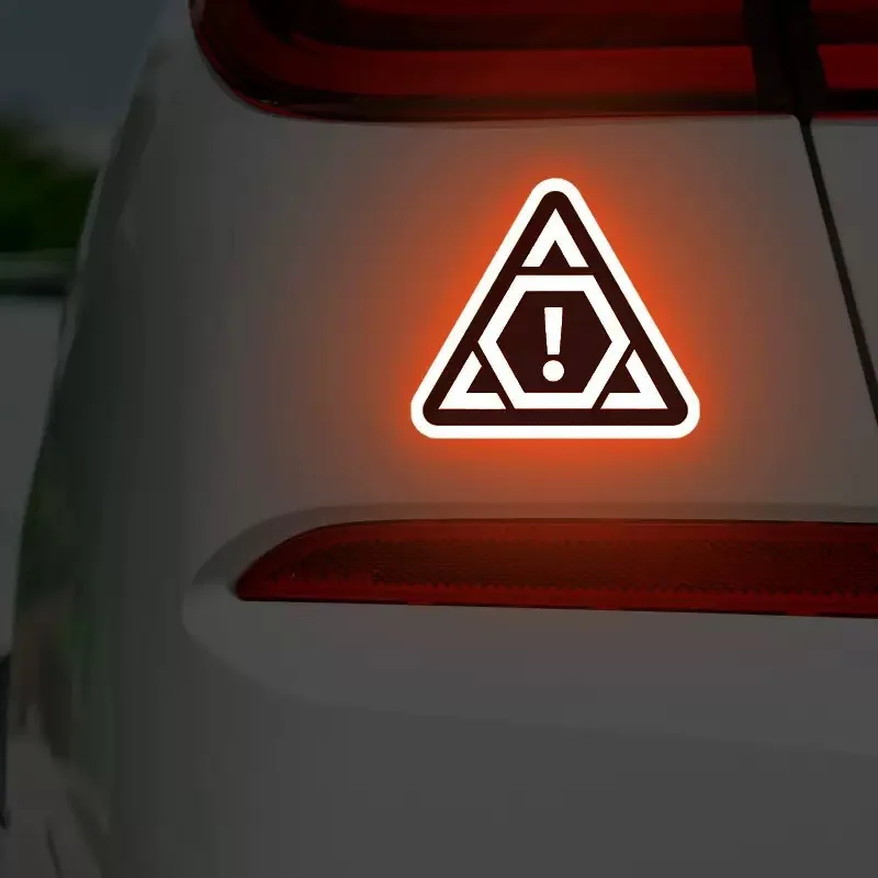 

1Pc Auto Reflective Stickers, Crashproof Safety for Night Visibility – Universal Fit for Tesla VW Audi