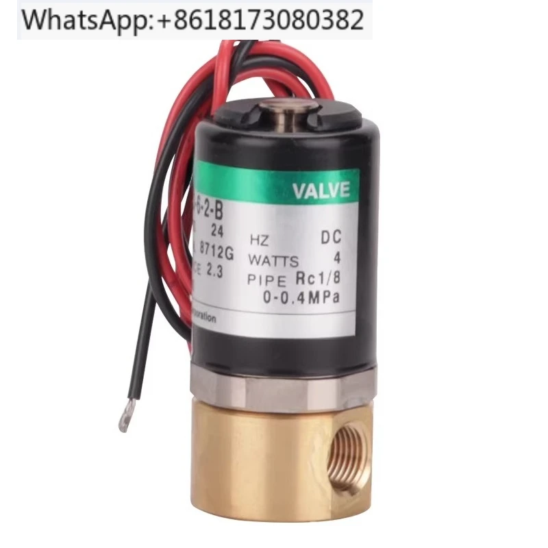 Precision USB3-6-3-DC24V USB3-6-2-DC24V USB3-6-1-DC24V Direct Acting 2-Way Solenoid Valve For Pneumatic Systems