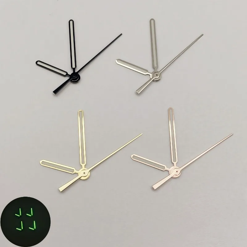 

Аксессуары для модификации часов для часов NH35, дубовая трехконтактная стрелка, сильный зеленый светящийся механизм NH35/NH36