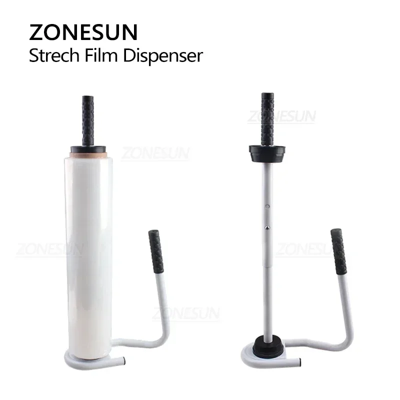 ZONESUN Strech 핸드 헬드 팔레트 스트레치 랩 디스펜서 포장 도구 카톤 박스 케이스 포장 번들러 창고 ZS-LM2