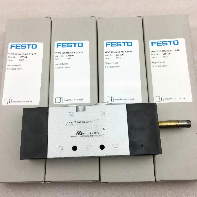 Parts for FESTO solenoid valve VUVS-L25-M52-MD-G14-F8-1C1 575511 575509