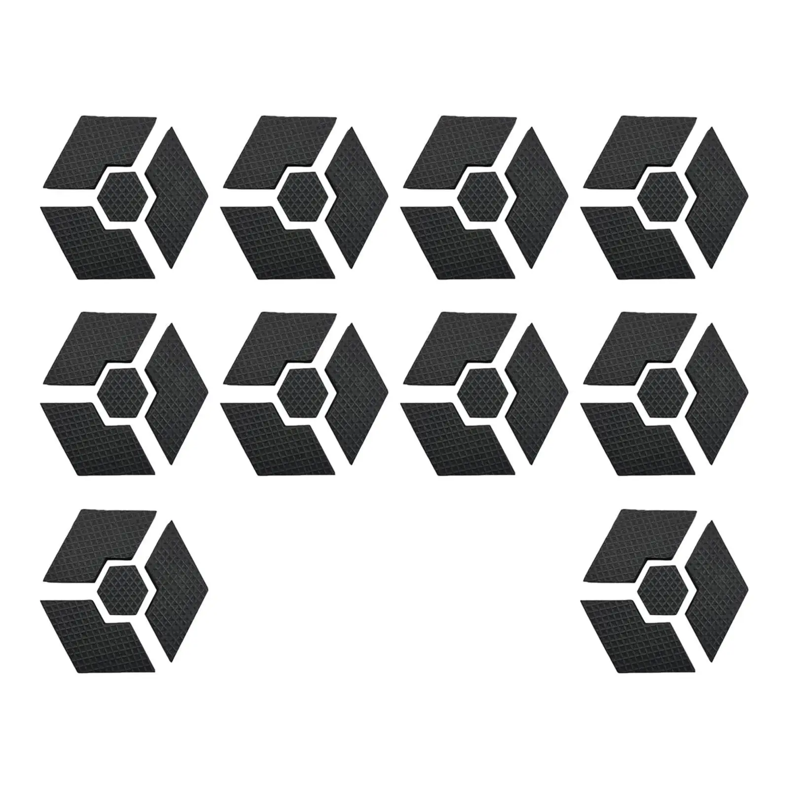 10 Pieces Invisible Pot Feet Hexagon for Indoor Outdoor Planters Portable for Muti Styles Pots Premium Composable Lifters