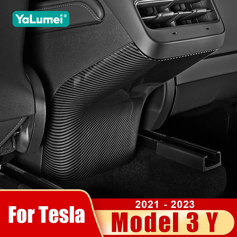 

Для Tesla Model 3 Model Y 2021 2022 2023 2024: Накладка на рамку заднего воздуховода кондиционера, аксессуары для тюнинга
