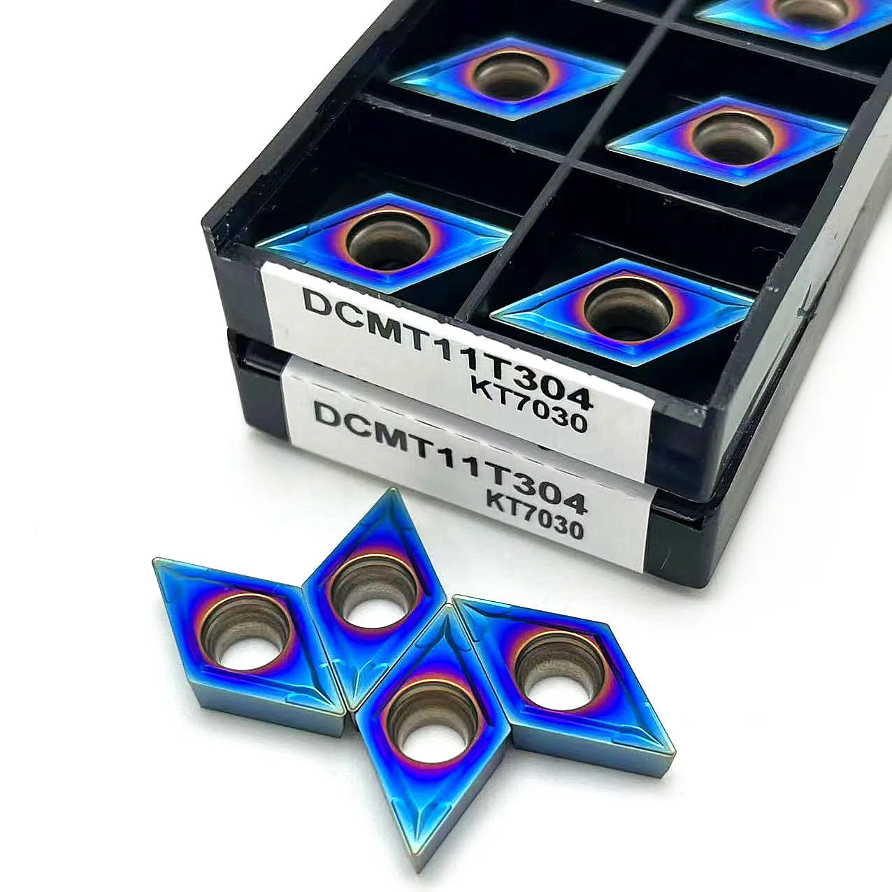 Nano blue DCMT11T304 DCMT11T308 Carbide insert Internal Turning Tool high quality Turning insert Steel processing CNC Lathe tool