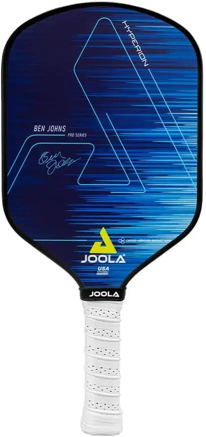 Hyperion CAS Pickleball Paddle - Carbon Abrasion Surface with High Grit & Spin, Sure-Grip Elongated Handle, Pick