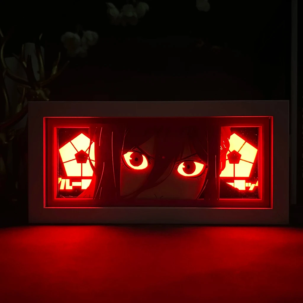 

Chigiri Hyoma Anime Light Box Paper Carving Night light for Manga Shelf Space Decoration Gift for Friends