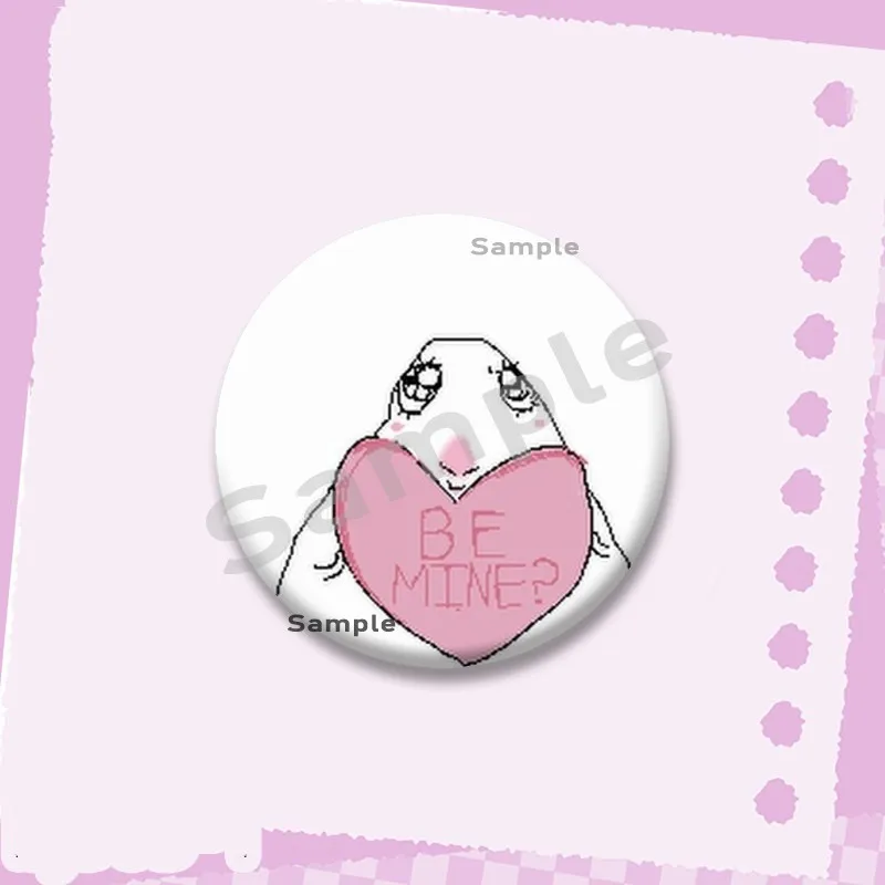 Kreative Lustige Hamster-Meme Emaille-Pins Niedliche Cartoon-Tier-Abzeichen Handgefertigte Runde Broschen für Kleidung Rucksack Accessoires Geschenke – Detail 11