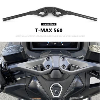 For YAMAHA TMAX 560 T-MAX560 2022 2023 2024 Motorcycle Handlebar Handle Bar Black Handlebars Scooter Steering Control Parts