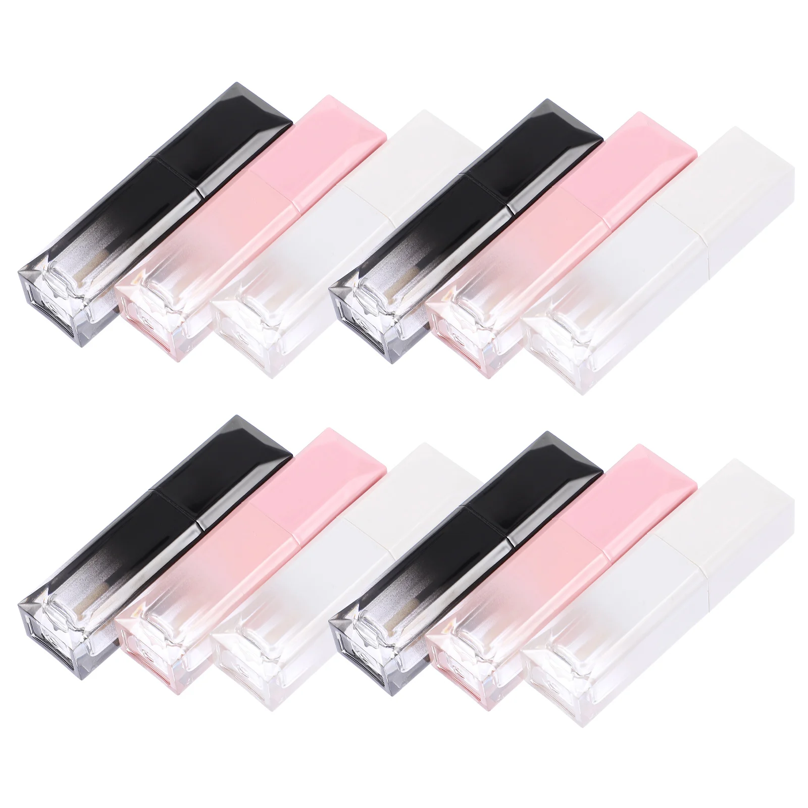 12Pcs Lip Gloss Tubes Durable Stylish Small Mini Size Travel Portable Refillable Storage Tube DIY Container