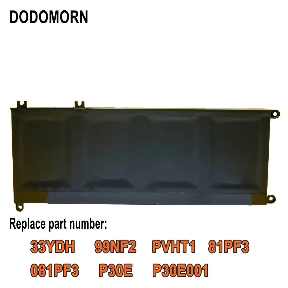 DODOMORN 33YDH Laptop Battery For Dell Inspiron 15 7577 7588 17 7773 7778 7779 7786 G3 3579 5587 3779 7588 P30E P71F Series 56Wh