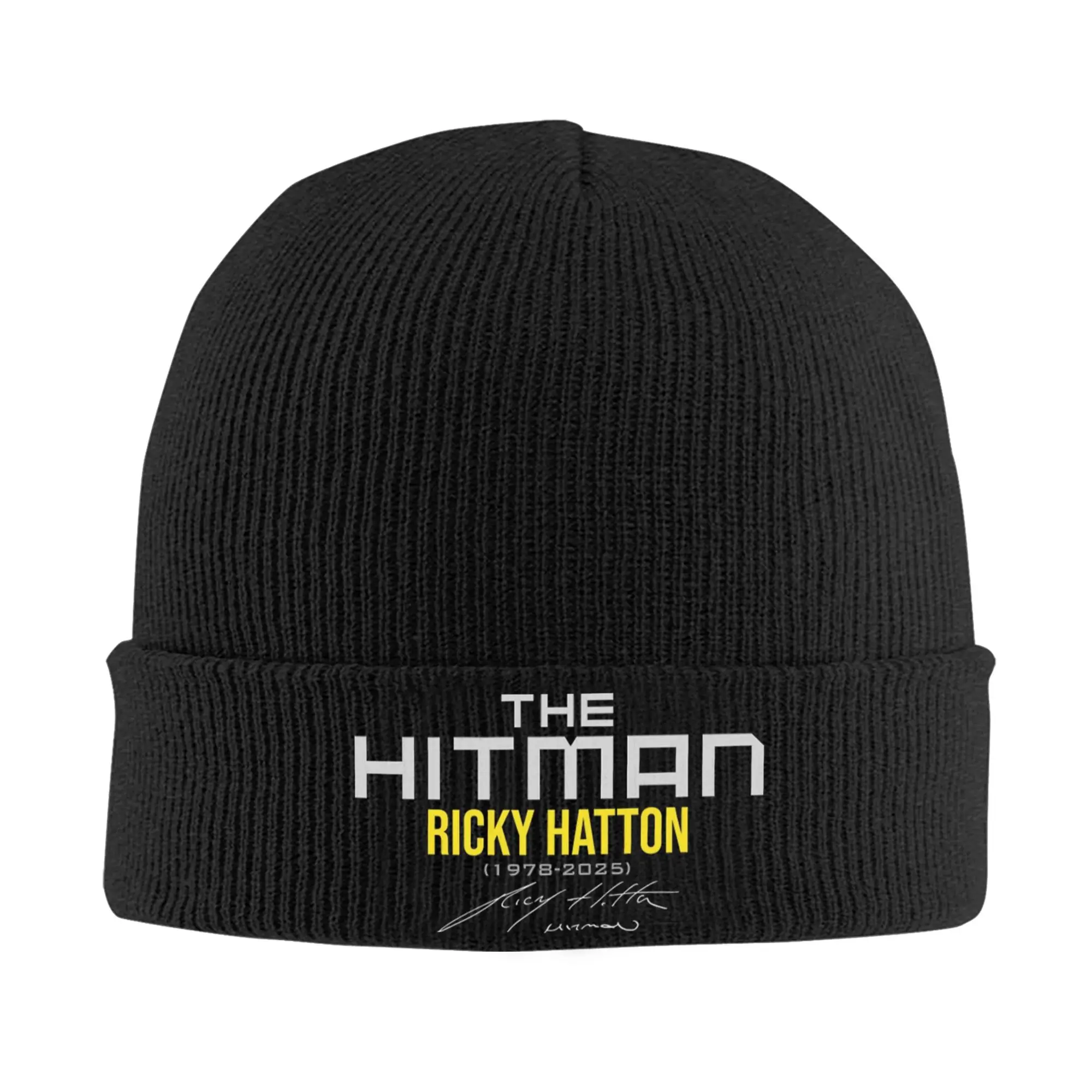Ricky Hatton Boxer 1978-2025 Beanie Hat For Men Women  Warm Winter Skullies Knitted Caps