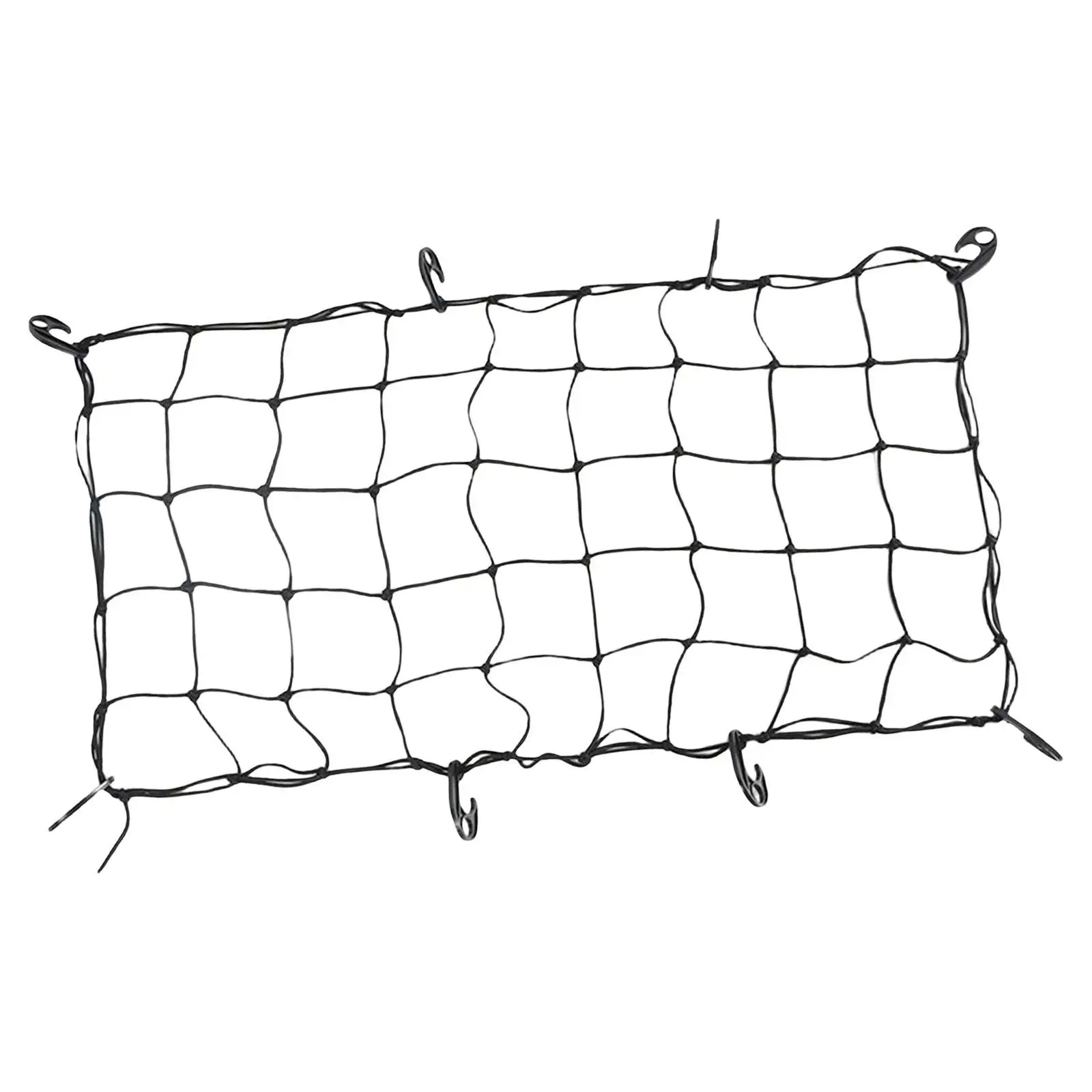 Cargo Net Adjustable Heavy Duty Black Mesh Organizer Net for Car Truck SUV Parts