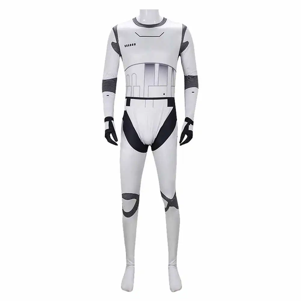 Trooper Cosplay Role Play Printed Jumpsuit Movie Space Battle Costume Disguise Men Roleplay Male Fancy Dress Up Party Clothes