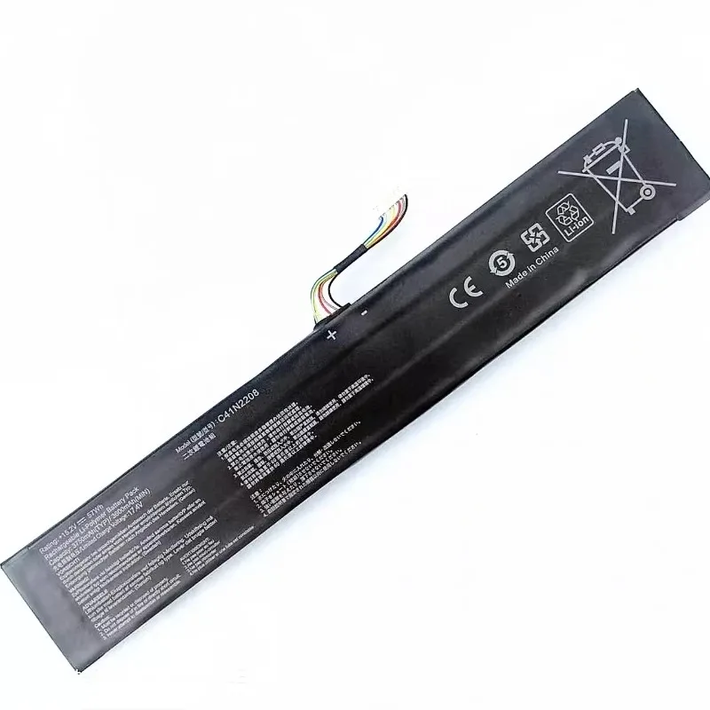 Upgrade New 15.2V 80WH/74Wh /47WH C41N2208 Laptop Battery for ASUS ROG ALLY Gaming Handheld Series of RC71L/PC71L Large Capacity