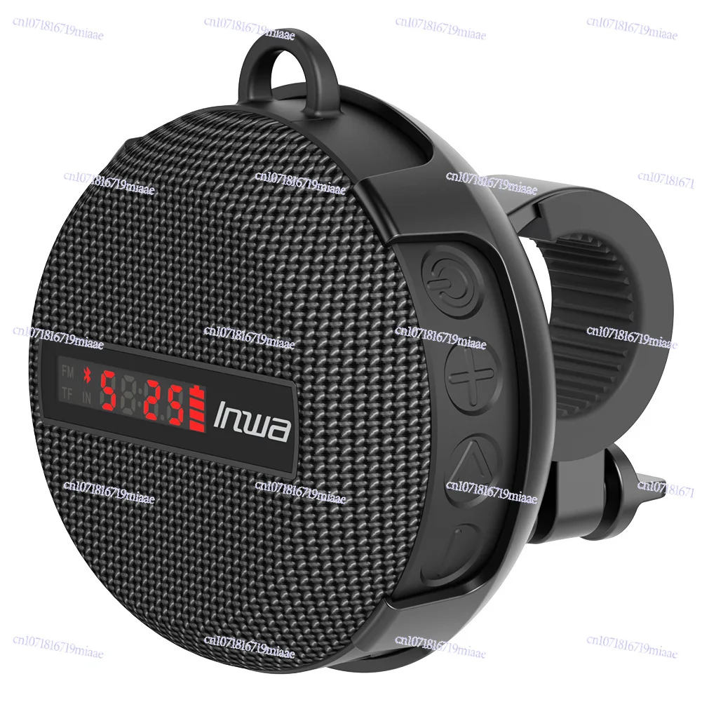 Outdoor cycling bicycle 7 waterproof display Bluetooth speaker wireless suction cup portable creative bicycle stereo
