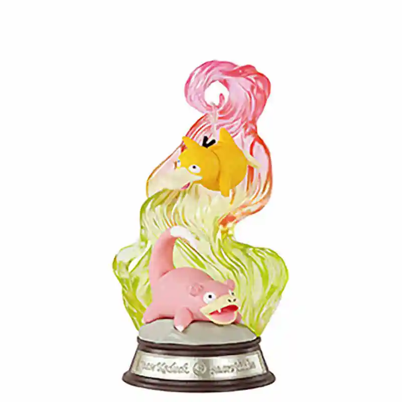 Echte Re-Ment Pokemon Swinging Swing Collection 3 Pikachu Jirachi Greninja Anime Action Figure Model Decor Speelgoed Verjaardagscadeau