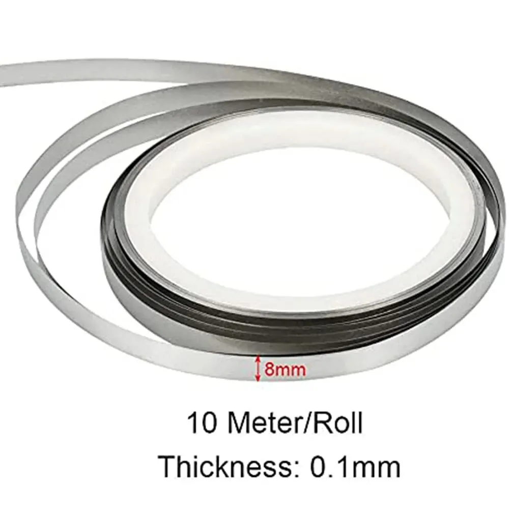 Nickel Strips Compatible with 18650 Soldering Connection for Lithium High Performance Battery, Li-Po Battery, NiMH