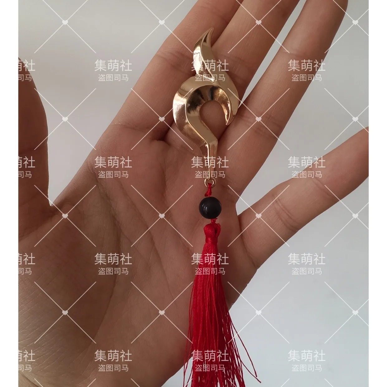 

Anime Honkai: Star Rail Feixiao Metal Earrings Photo Props Accessories Cosplay Costume Ear Clips Acrylic