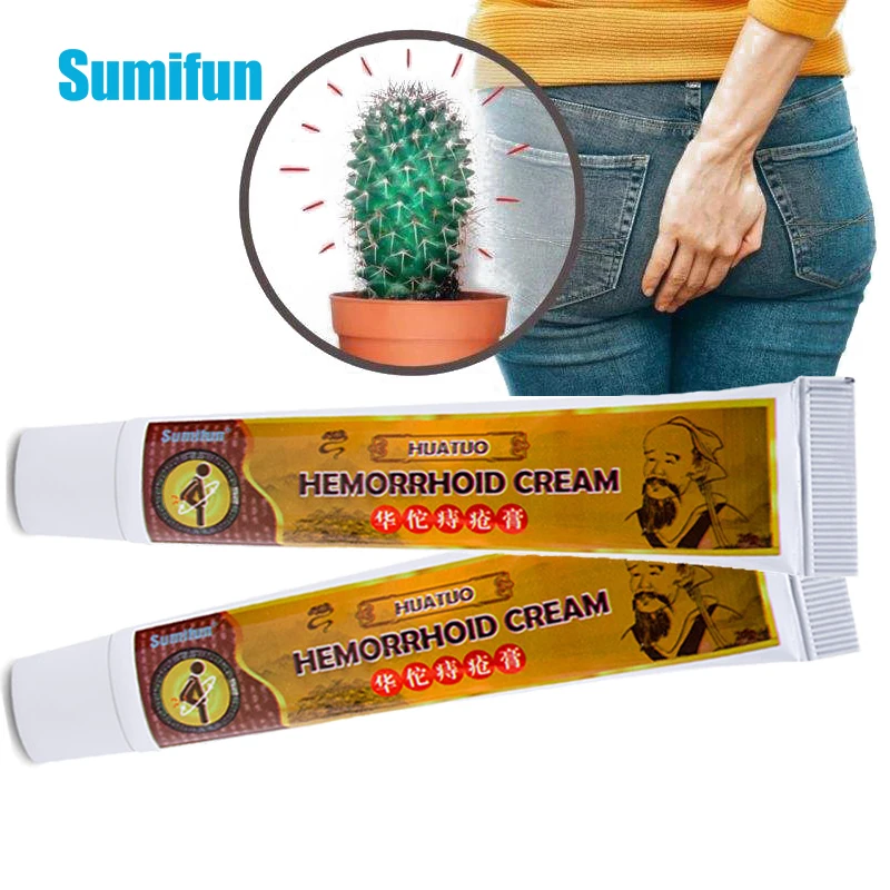 

Sumifun 20g Medical Musk Herbal Hemorrhoid Cream Relieve Hemorrhoid Pain Anal Bleeding Internal External Hemorrhoids Ointment