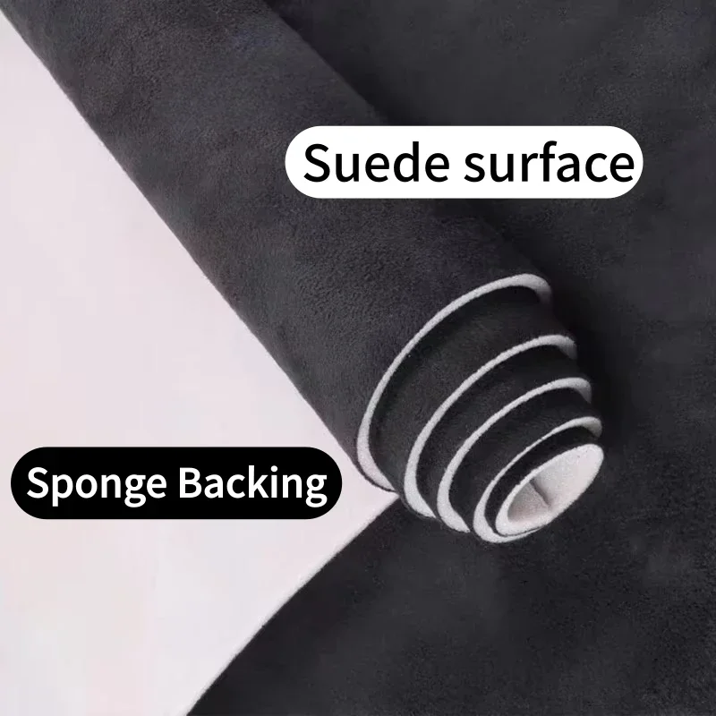 Car Roof Headliner Fabric Suede Foam Material Ceiling Liner for Auto Interior Upholstery Repair Replacement DIY Craft Lining 2M