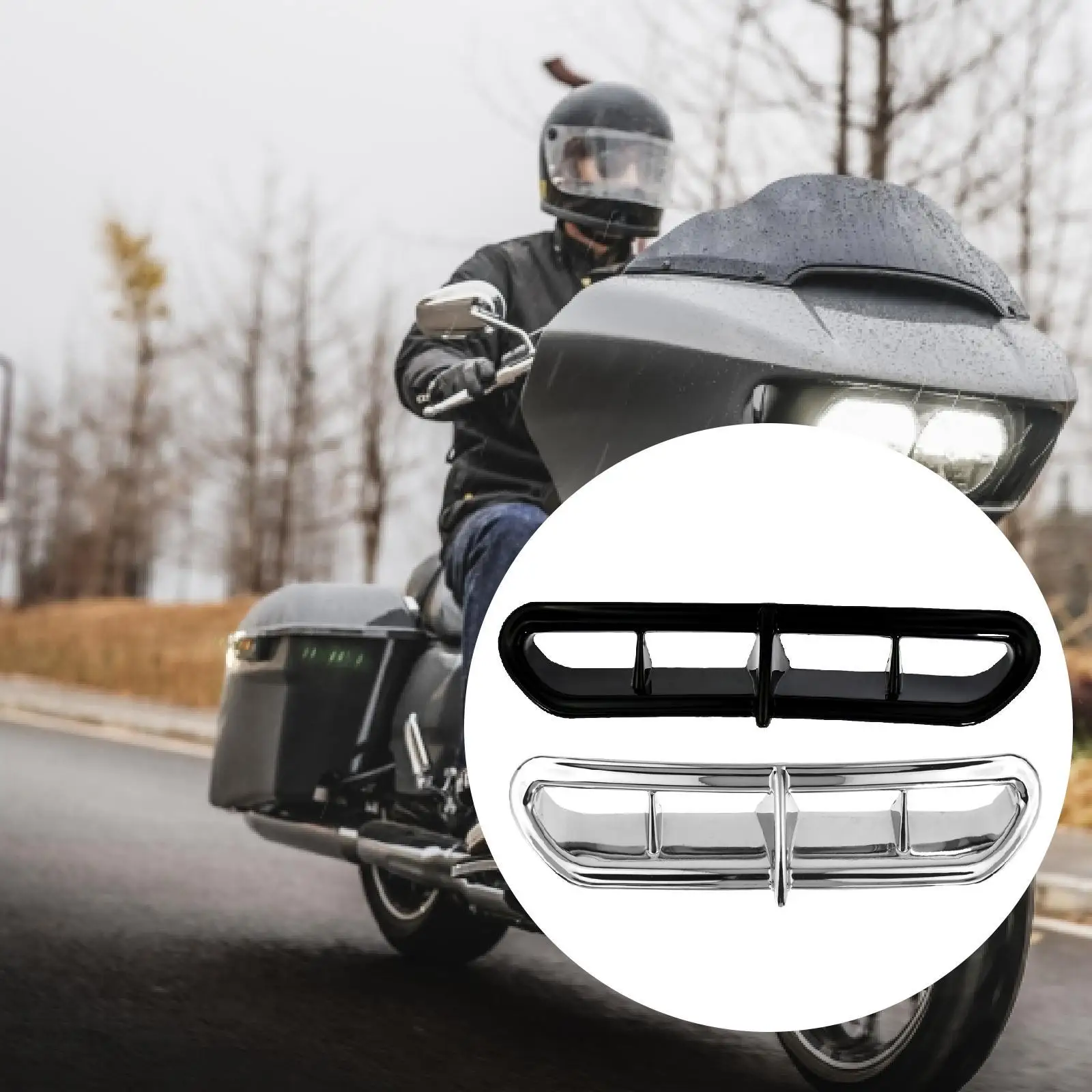 

Внешний обтекатель, вентиляционное отверстие, удобный аксессуар для мотоцикла для трайка 2014-2021 гг.