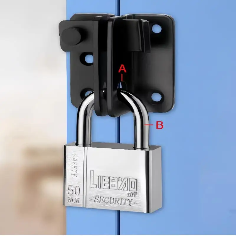 1 PCS High Security Stainless Steel Keyed Alike Padlocks Cut Resistant Shackle For Gates Lockers Warehouse