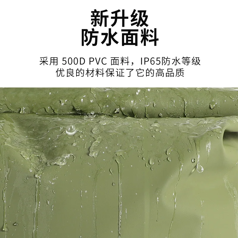 New outdoor waterproof bag, camping adventure river rafting water sports storage dry and wet separation waterproof bag