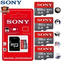 SONY 1TB Ultra Micro SD/TF Flash Memory Card 128GB 256GB 1TB 512GB Micro SD Card 32 64 128 GB MicroSD Dropshipping For Phone