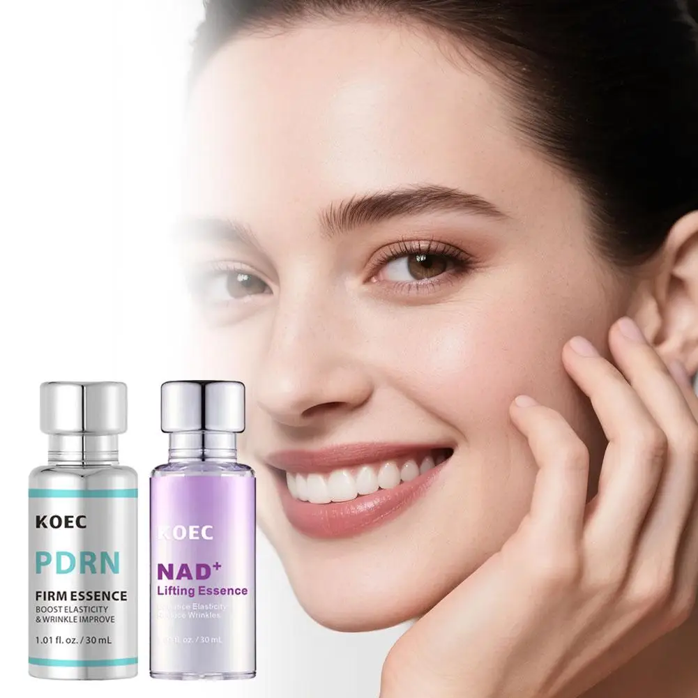 

Корейская эссенция PDRN Nad Plus для лица: эластичность, упругость, против морщин, лифтинг, осветление, увлажнение, омолаживающая сыворотка, 30 мл, уход за кожей