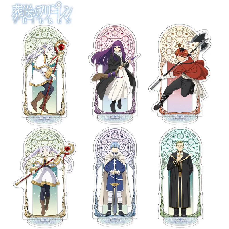 Anime Frieren: Beyond Journey's End Acrylic Stand Himmel Statue Fern Action Figure Frieren Collectible Ornament Toys 15cm