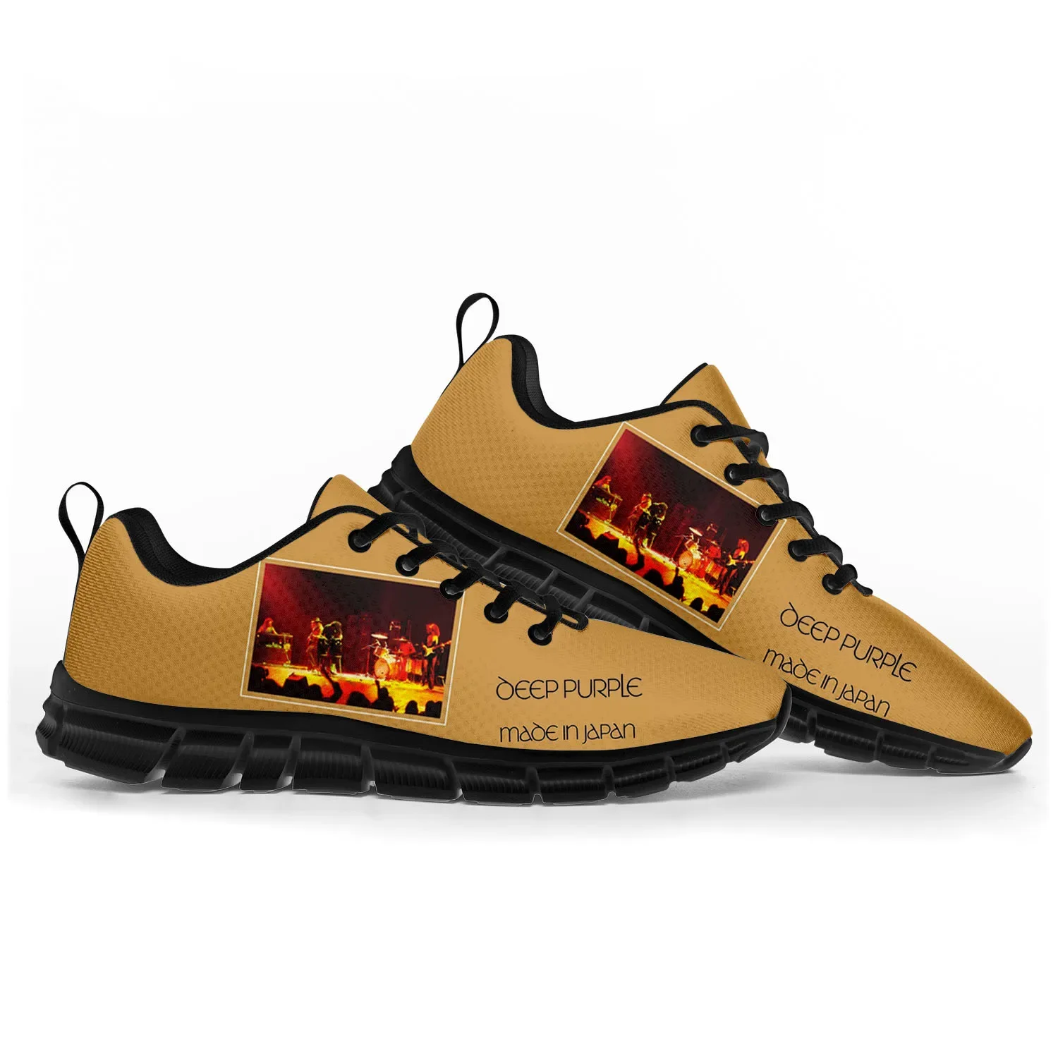 Deep Purple Rock Band Calçados Esportivos, Heavy Metal Sneakers para Homens Mulheres Adolescente Crianças e Crianças, Custom High Quality Couple Shoes