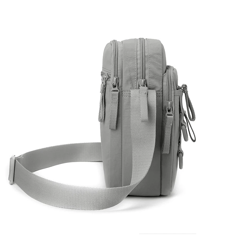 AOTIAN Trendy and fashionable new men's casual bag single shoulder crossbody bag multi compartment men's Oxford cloth bag