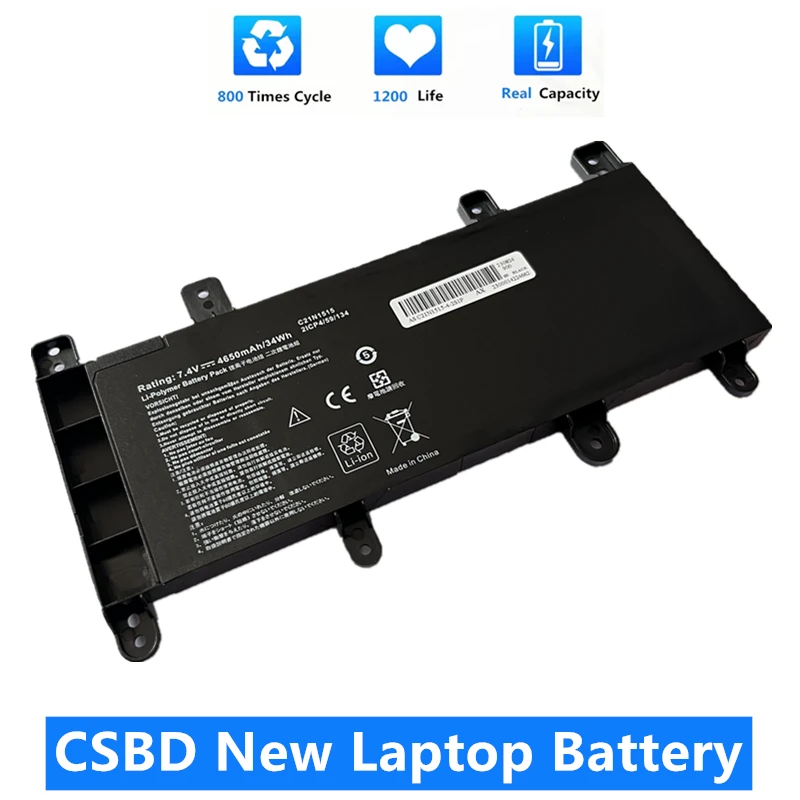 

CSBD New oem C21N1515 Аккумулятор для ноутбука ASUS F756UW F756UX K756UW P2720UQ P2730UQ P2740UQ P756UJ R753UA R753UB R753UX X756U