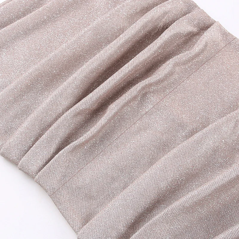 مثير عارية الذراعين Ruched السباغيتي الأشرطة حورية البحر فستان سهرة رسمي طويل #5