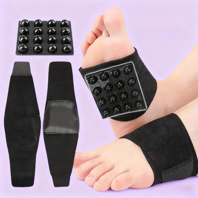 

1 пара массажных подушечек для свода стопы, дышащая поддержка свода стопы, простые в использовании регулируемые вставки для поддержки свода стопы