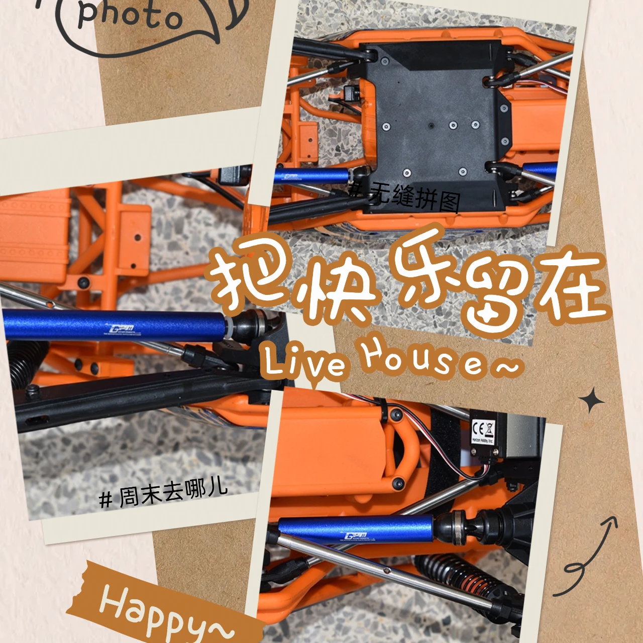 

GPM Steel Aluminium Front Rear CVD Drive Shaft 1/10 AXIAL RBX10 Ryft 4WD Compatible with AXI232051 AXI232052