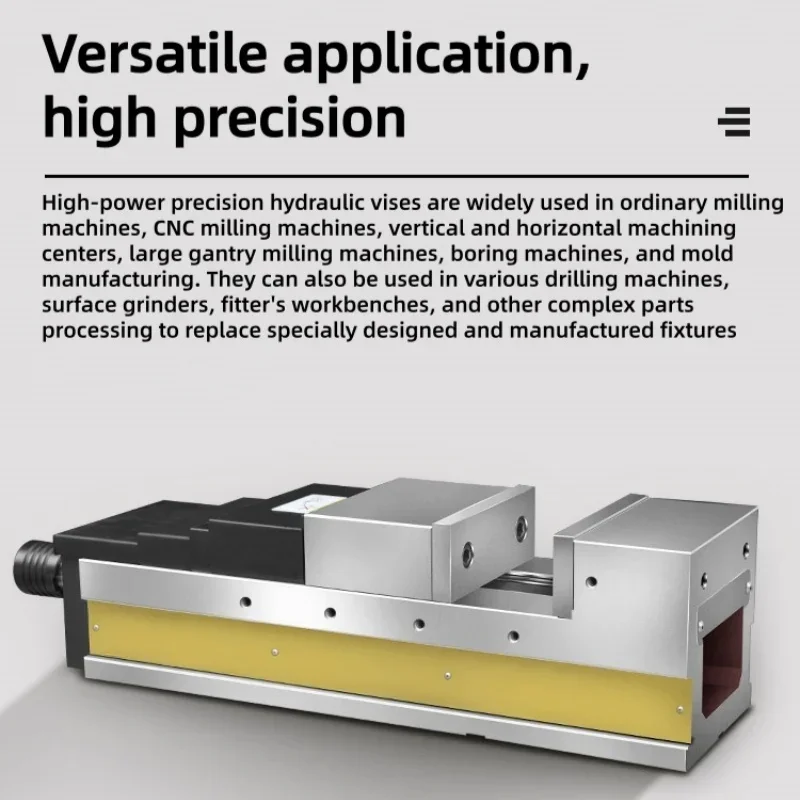 Hydraulic‑Clamping‑Processing Implement with Compact‑Housing‑Unit for CNC‑Workshop‑Workpiece‑Holding‑Work
